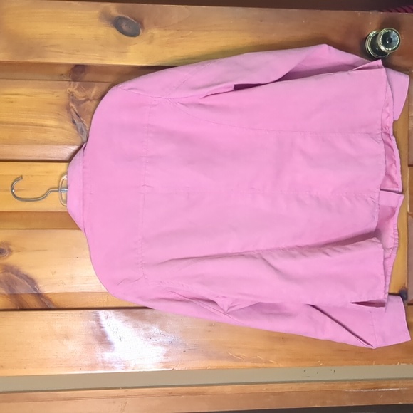 DENVER HAYES* faux suede button down long sleeve shacket shirt jacket - Picture 7 of 12